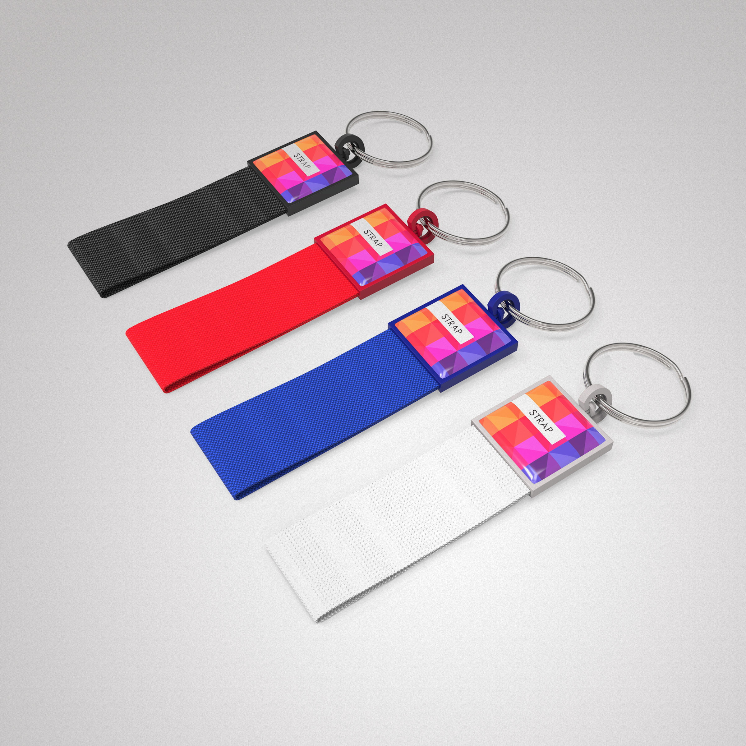 Key Ring Strap - Handy Key Ring Strap made in four colors