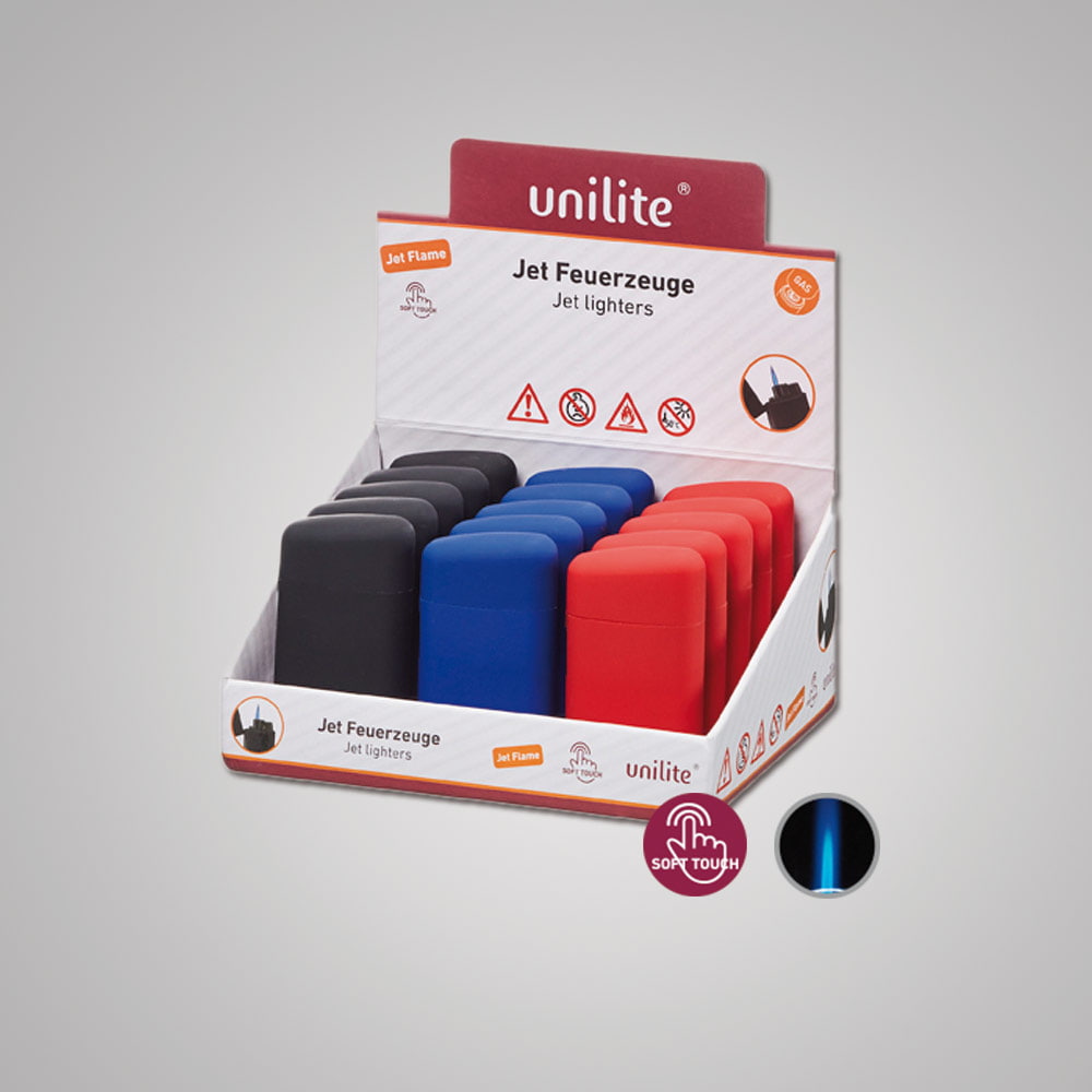 Lighter Unilite U-250 RB-3 EAN C&C - SoftTouch lighter in 3 colors